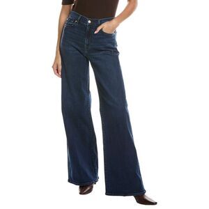 7 For All Mankind Womens  Lotta Greencastle Wide Leg Jean